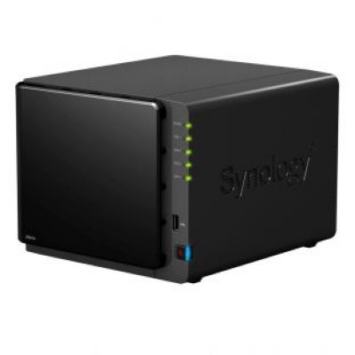 Synology DS414   4x3.5/2.5" HDD/SSD SATA, RAID 0/1/5/5+/6/10/JBOD, 2  GbLAN, 2xUSB3