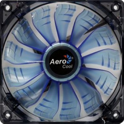  Aerocool Air Force 14  "Blue Edition" ( ), 3+4 pin, 62.26 CFM, 1000 RPM,