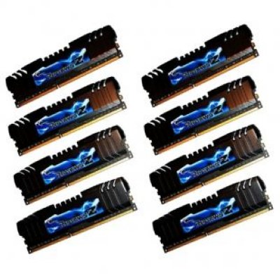 G.Skill F3-19200CL10Q2-64GBZHD   DDR3 64GB (8*8GB) RipjawsZ PC3-19200 2400MHz CL 10-12-1