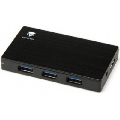  USB3.0 HUB 4  Konoos UK-34    5V/2A, 