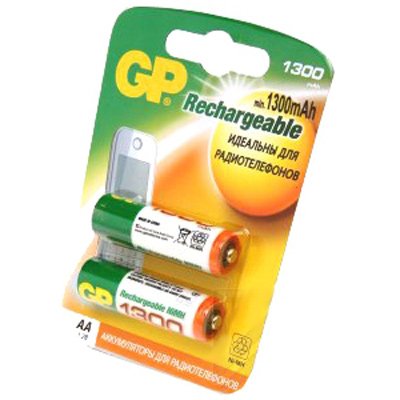  HR6/AA GP 130AAHC-2CPCR2 1300mAh 2 