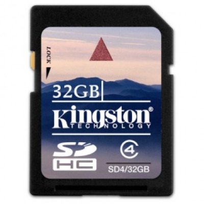 32Gb   SecureDigital (SDHC) Kingston (FCR-MLG2+SD4/32GB) Class 4 + MobileLite