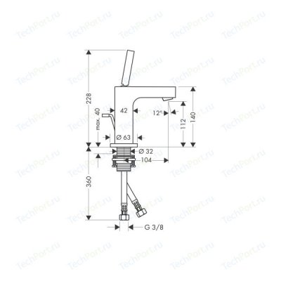    Axor Citterio 39010000  