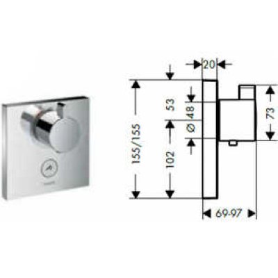 Hansgrohe Showerselect      highflow,  (15761000)