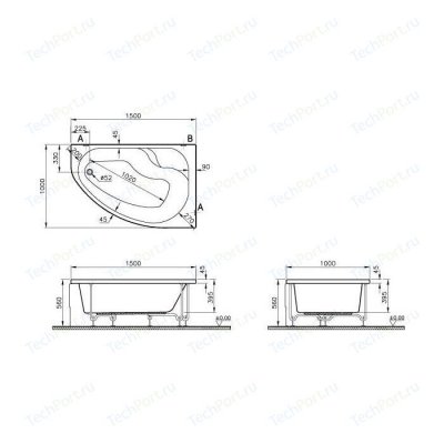 Vitra Nysa  150x100 . (50780001000)