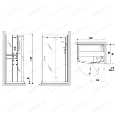 Jacuzzi Mynima 120TT .   .  120  85 DX (9447-982A)