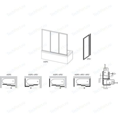 Ravak Avdp3-170    ,  (40VV0102ZG)