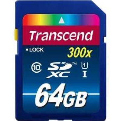   SDHC Transcend TS64GSDU1