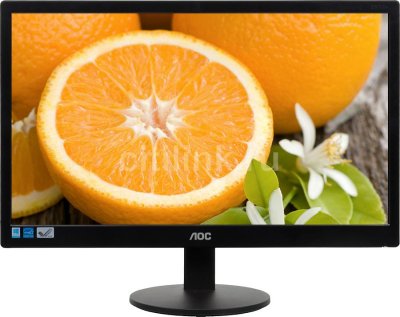  AOC 18.5" e970Swn Black TN LED 5ms 16:9 50M:1 200cd