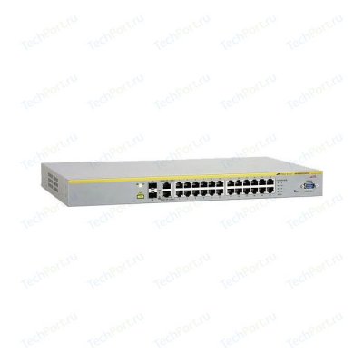  Allied Telesyn 8000S/24POE 24Port POE Stackable Managed Two10/100/1000T / SFP Combo upl