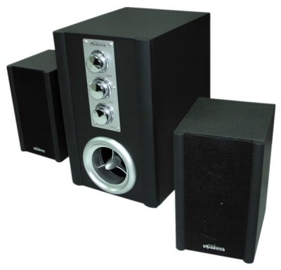  T&D TDE 122 - 2.1 Black systems, 12W, Sat - 2x3W, SW-6W RMS, 50-18000Hz, S/N -60dB (SW, Sat