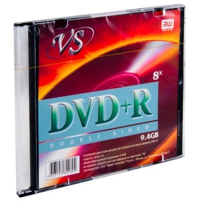  DVD-R VS 9,4Gb 8  slim box Double Sided