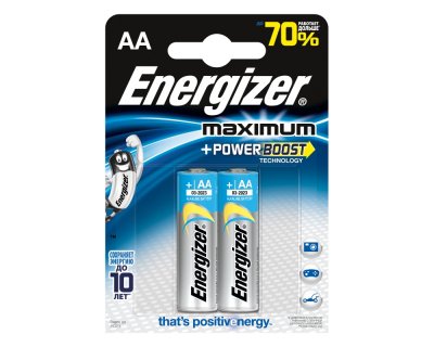  Energizer AA - Maximum Alcaline LR06 (2 )