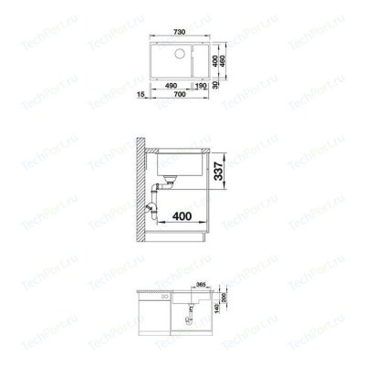   Blanco Subline 700-u level  (518395)