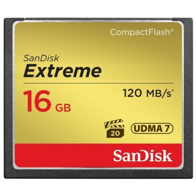   Sandisk Extreme CompactFlash 120MB/s 16GB