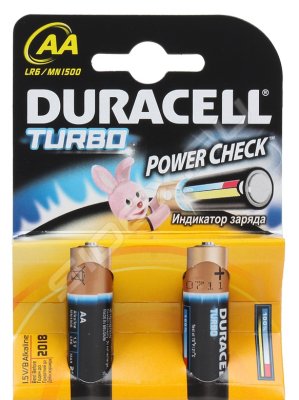    (DURACELL LR6-2BL TURBO Max) (2 )