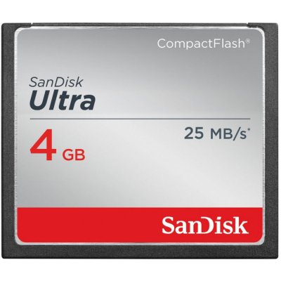   4Gb - SanDisk Ultra CF 25MB/s 166x SDCFHS-004G-G46