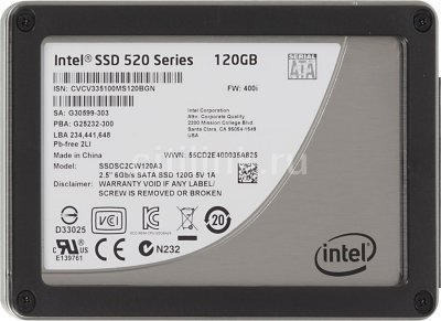  (SSD)   Intel 120Gb SSDSC2KW120H6X1 SATA3 2.5" 540-Series