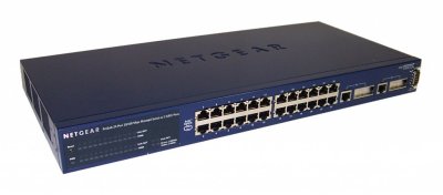  Netgear (FSM726-300EUS)  L2  CLI, 24FE+2SFP/Combo ports