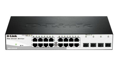  D-Link Switch DGS-1210-20 16 ports Switch 10/100/1000 Mbps/4 Gigabit MiniGBIC (SFP) ports