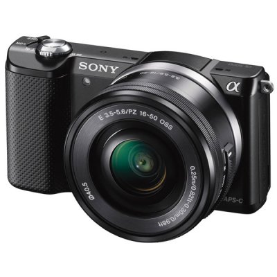  Sony Alpha A5000 Kit 16-50 mm F/3.5-5.6 E OSS PZ Black