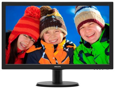  Philips 23" 233V5QHABP (00, 01) Black PLS LED 5ms 169 HDMI M, M 20M1 250cd