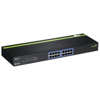  TRENDnet (TEG-S16G) 16-port Gigabit GREENnet Switch (16UTP-10/100/1000 Mbps)