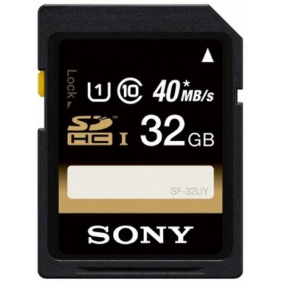   32 Gb SONY SDHC (SF-32UY/T) UHS-I, Class 10, UHS Speed Class 1 (U1), RTL