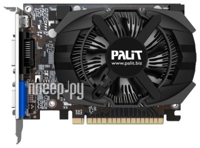  Palit PCI-E GeForce with CUDA GTX650 1024Mb DDR5 OC (128bit) VGA/ DVI/ miniHDMI/ OEM (NE5