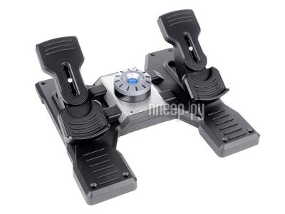   PC Saitek Pro Flight Rudder Pedals Retail, adjustable damping, non-slip materials