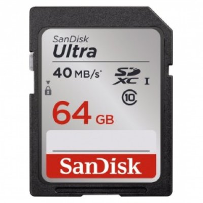   64Gb microSDXC SanDisk Extreme (SDSDQXL-064G-G46), Class 10, UHS-I, U1, RTL