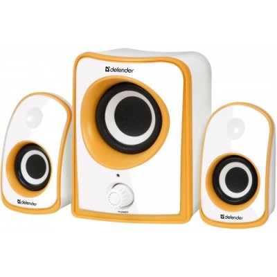  Defender JamSation S10 White-Orange (2x2.5W +Subwoofer 5W) (65612)