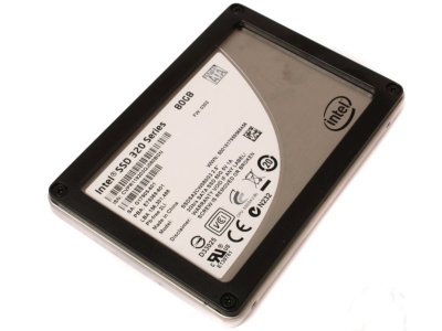   2.5" SSD SATA 080  Intel 320 series MLC ( SSDSA2CW080G310 ) brown box (drive only)