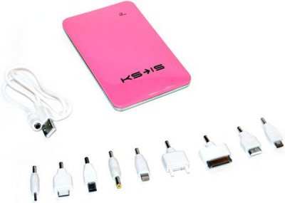   KS-is Power Bank KS-215 Pink (2xUSB, 10000mAh, 9 , Li-lon)