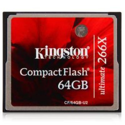   Compact Flash Card 64Gb Kingston Ultimate 266x CF/64GB-U2