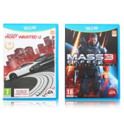  Need for Speed Most Wanted U + MASS EFFECT 3 SPECIAL EDITION  Nintendo Wii U