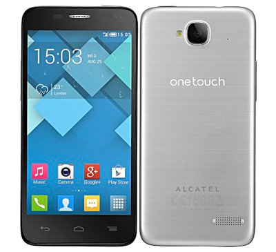  Alcatel One Touch  6012X Idol Mini Silver 4.3" IPS/1.3GHz/0.3Mpx/5Mpx/GPS/Android4.2