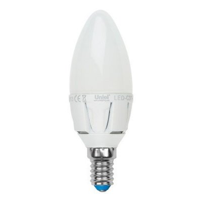 Uniel LED-C37-6W/NW/E14/FR/DIM ALP01WH   6  560  4500  D37x106 