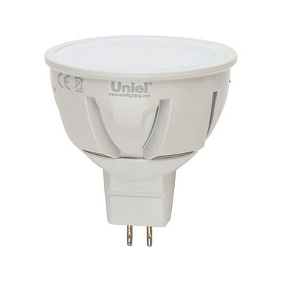 Uniel LED-JCDR-7W/NW/GU5.3/FR/DIM ALP01WH   7  600  4500  D50x55 MR16