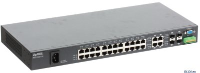 ZyXEL MES3500-24 DC   L2+ Metro 24 Fast Ethernet  4  Gigabit Ethernet 