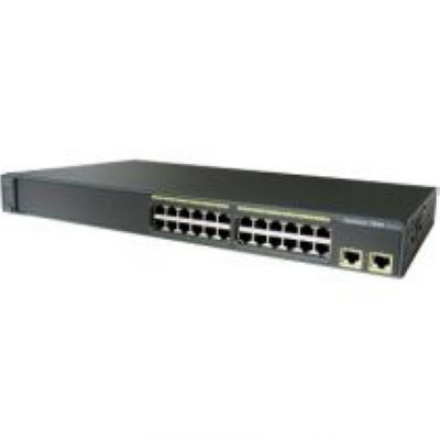  Catalyst Cisco WS-C2960-24LT-L 24 10/100 (8 PoE)+ 2 1000BT LAN Base Image