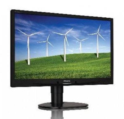  Philips 24" 240B4LPYCS (00/01) Glossy-Black TN LED 5ms 16:10 DVI 20M:1 250cd DisplayPort USB