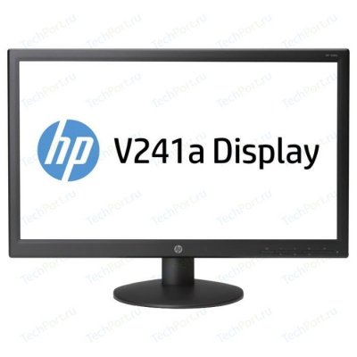  HP 24" V241a Black FullHD 5ms 16:9 DVI 3M:1 250cd 170  160  4 