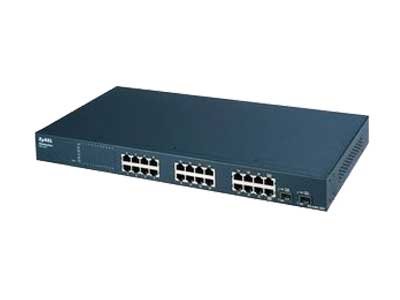   ZyXEL ES-1124 24xUTP 10/100, 2xCombo UTP/SFP Gigabit, 19"