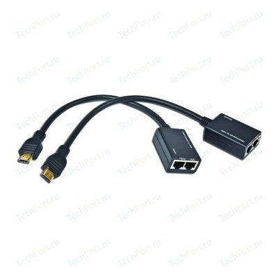  HDMI Gembird v1.4 HD19Mx2/RJ45Fx2    DEX-HDMI-01