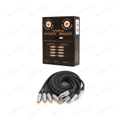 Konoos  /  KCAP-404-3, 4xRCA / 4xRCA, 3.0 , , ., 