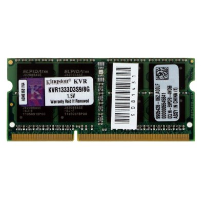     SO-DDR3 8Gb PC10600 1333MHz Kingston CL9 KTH-X3B/8G