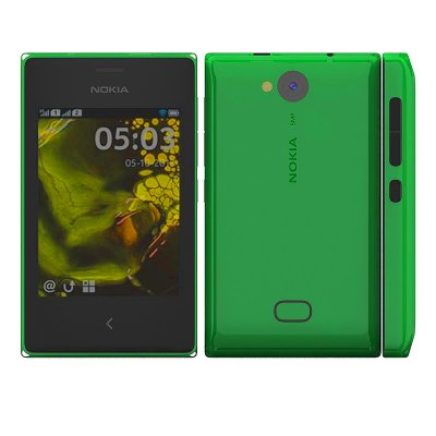   Nokia 503 Asha Dual SIM Bright Green