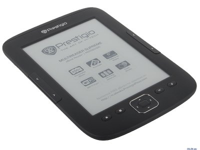   PRESTIGIO SUPREME PER5664B  - 6"" eInk , HD LIGHT panel with Touch screen; CPU:Ro