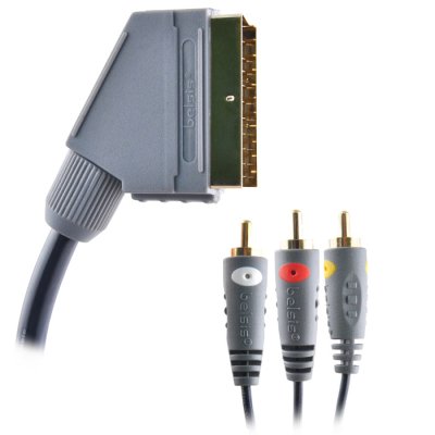 Belsis BGL1152   SCART  - 3xRCA , Gold,  +-,